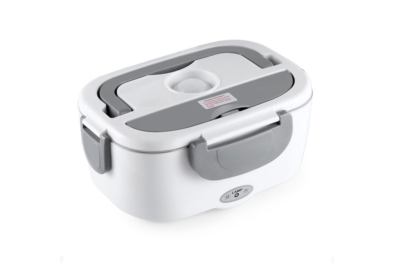 Electric Heated Lunch Box for School – Durable Stainless Steel, 6 Colour Choices, Portable & Easy Clean | Wowcher